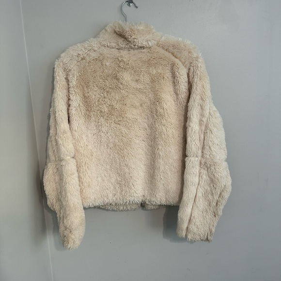 SOLD Patagonia Lunar Frost Jacket, High Pile Fleece, Natural Cream, Zip-Up,Small - Picture 7 of 9